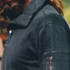 ACQUA LIMONE - High Neck Button Dark Navy Online