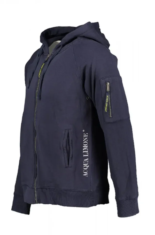 ACQUA LIMONE - Hood Jacket Print Dark Navy Hot
