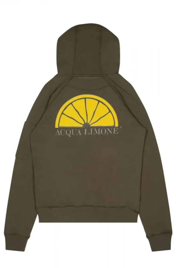 ACQUA LIMONE - Hood Sweat - Olive Green Fashion
