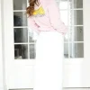 ACQUA LIMONE - Hood Sweat Pale Pink Fashion
