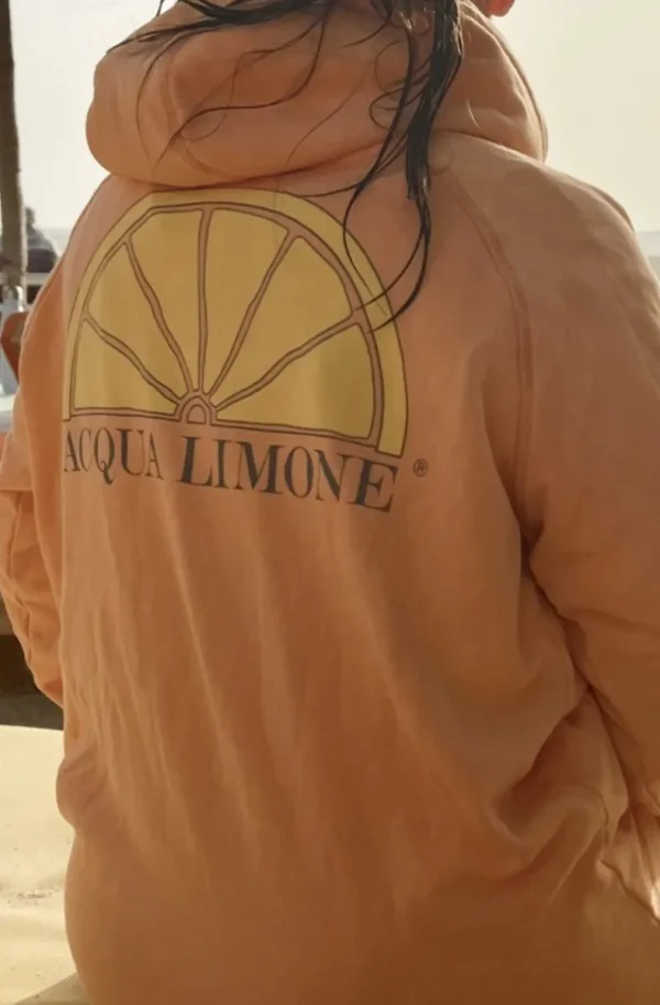 ACQUA LIMONE - Hood Sweat Orange Outlet