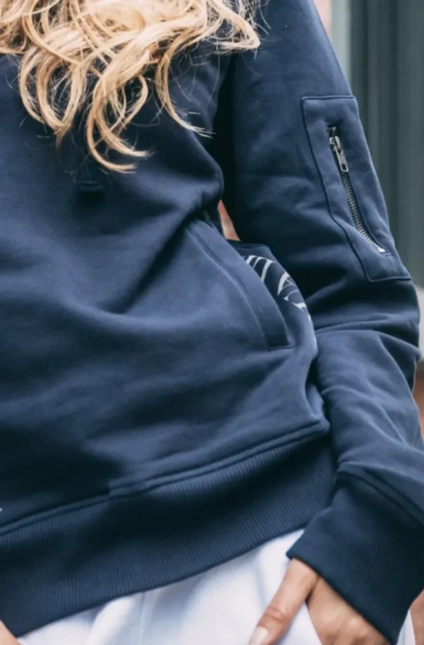 ACQUA LIMONE - Hood Sweat Dark Navy Sale