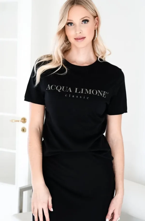 ACQUA LIMONE - T-shirt Classic Black Outlet