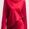 AHLVAR GALLERY - Ayumi Blouse - Red Discount
