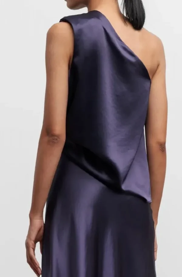 AHLVAR GALLERY - Elle Satin Tank - Plum Outlet