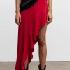 AHLVAR GALLERY - Hida frill Skirt - Red Clearance