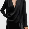 AHLVAR GALLERY - Jada Blouse - Black Clearance