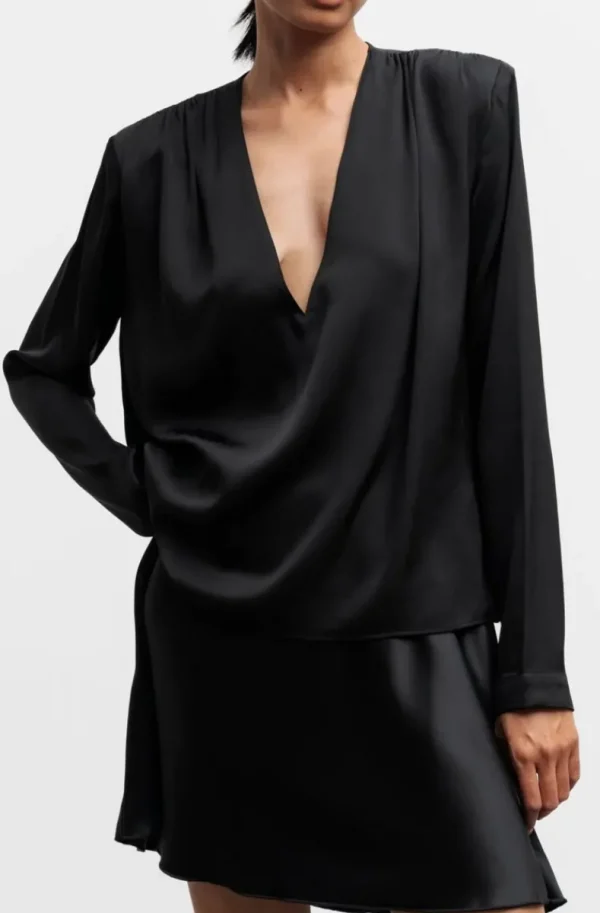 AHLVAR GALLERY - Jada Blouse - Black Clearance