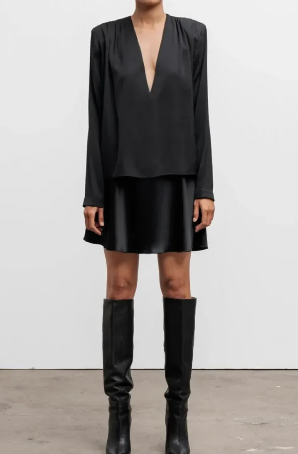 AHLVAR GALLERY - Jada Blouse - Black Clearance