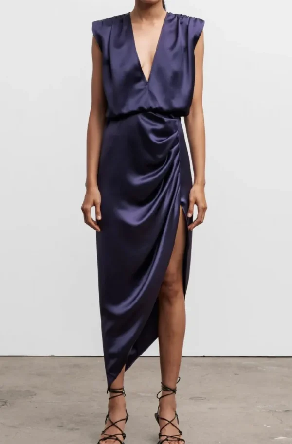 AHLVAR GALLERY - Jada Dress - Plum New
