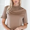 AHLVAR GALLERY - Lima Silk Tee Sand Hot