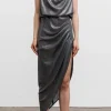 AHLVAR GALLERY - Tilda Sequin Dress - Dark Grey Sale
