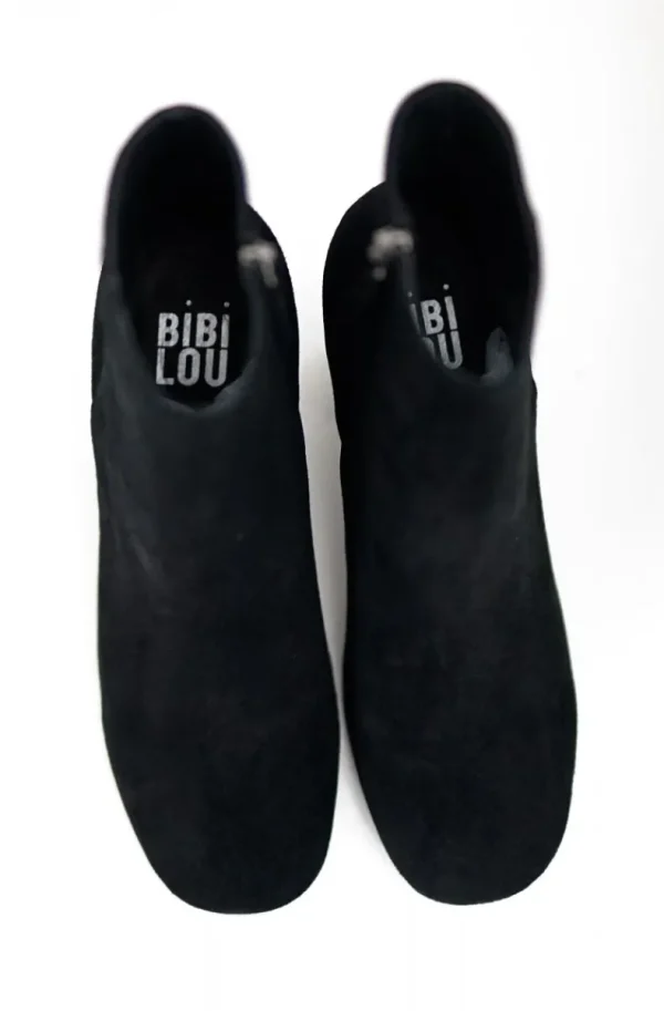 BIBI LOU - Stella Suede Boots Black Clearance