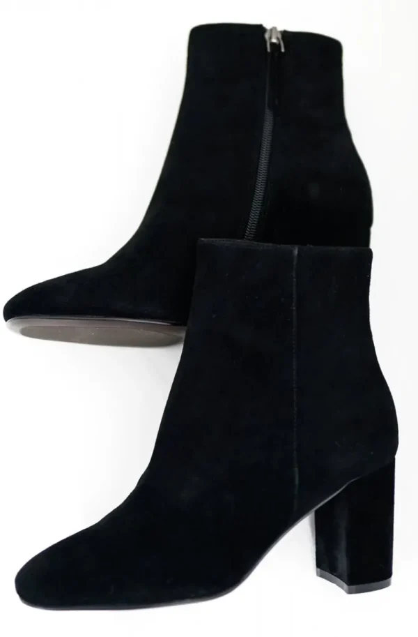 BIBI LOU - Stella Suede Boots Black Clearance