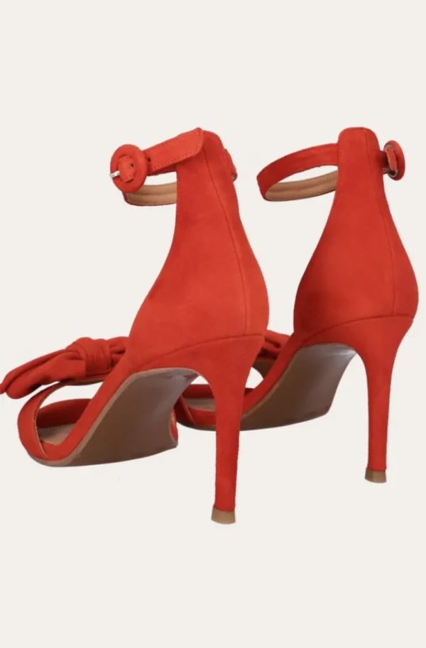 BILLI BI - Pumps med rosett - 4704 - Orange Suede Online