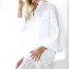 BLOND HOUR - Angelic Shirt Dress - White Fashion