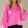 BLOND HOUR - Aurora Blouse - Cerise New