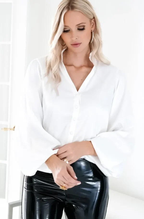 BLOND HOUR - Aurora Blouse - Offwhite Outlet