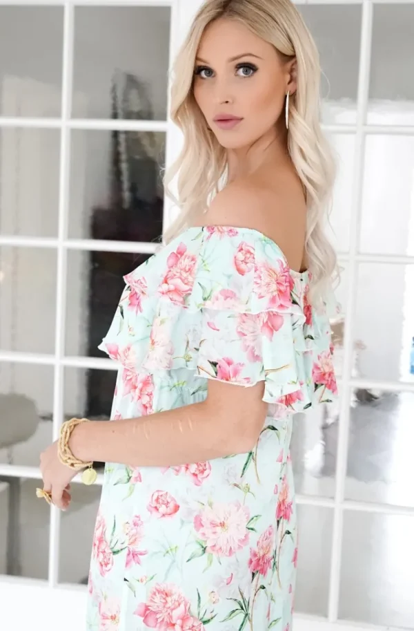 BLOND HOUR - Bella Dress - Pink Flower Discount