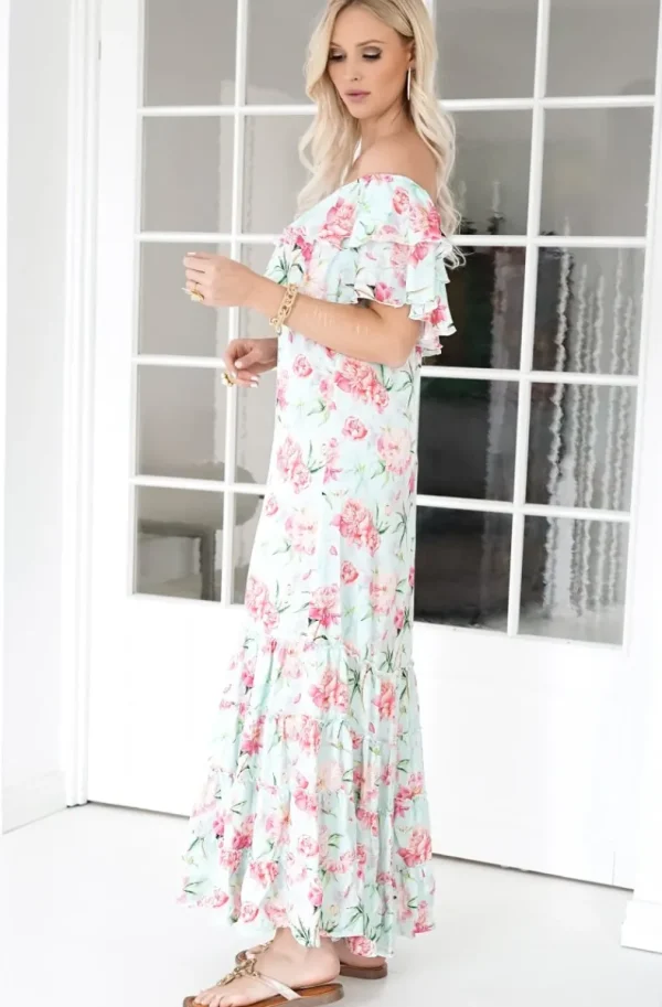BLOND HOUR - Bella Dress - Pink Flower Discount