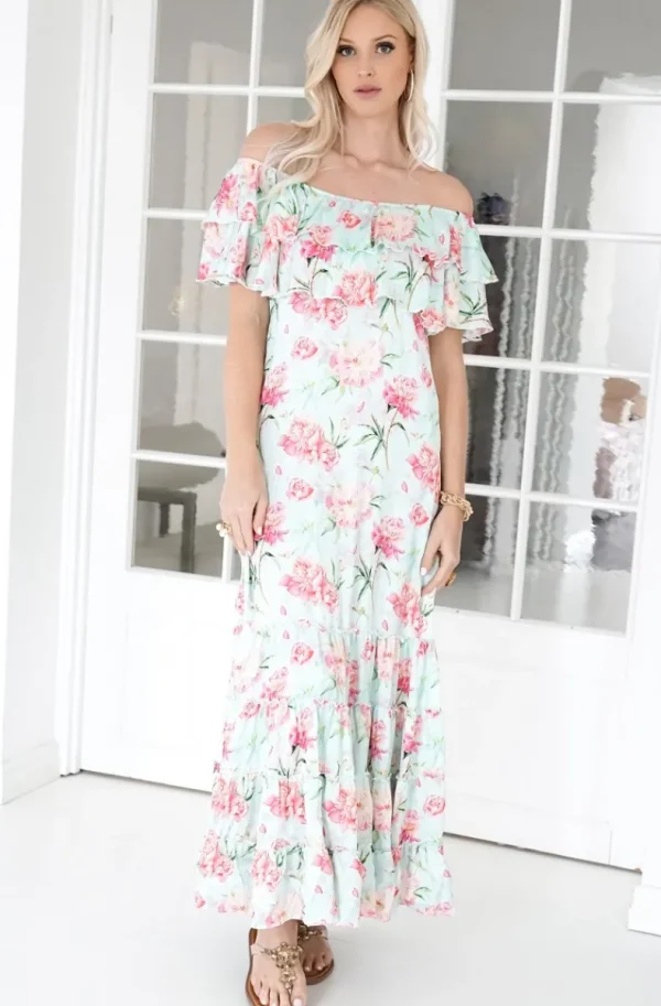 BLOND HOUR - Bella Dress - Pink Flower Discount