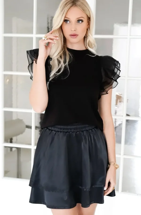 BLOND HOUR - Drama Skirt - Black Online