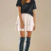 BLOND HOUR - Drama Skirt - Champagne Discount