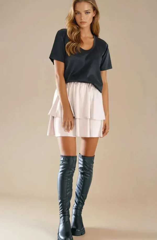 BLOND HOUR - Drama Skirt - Champagne Discount