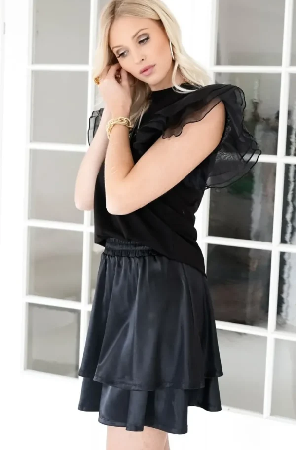 BLOND HOUR - Drama Skirt - Black Online