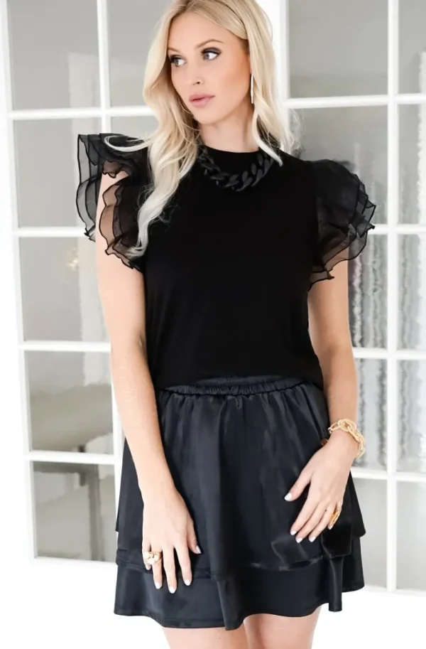 BLOND HOUR - Drama Skirt - Black Online