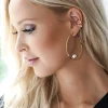 BLOND HOUR - Earcuff Pearls - Gold Hot