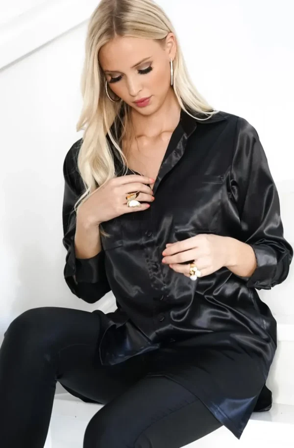 BLOND HOUR - Ease Shirt - Black Best