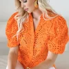 BLOND HOUR - Happy Blouse - Orange Best