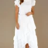 BLOND HOUR - Ibiza Maxi Skirt - White Fashion