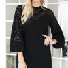 BLOND HOUR - Mist dress lace - Black Best