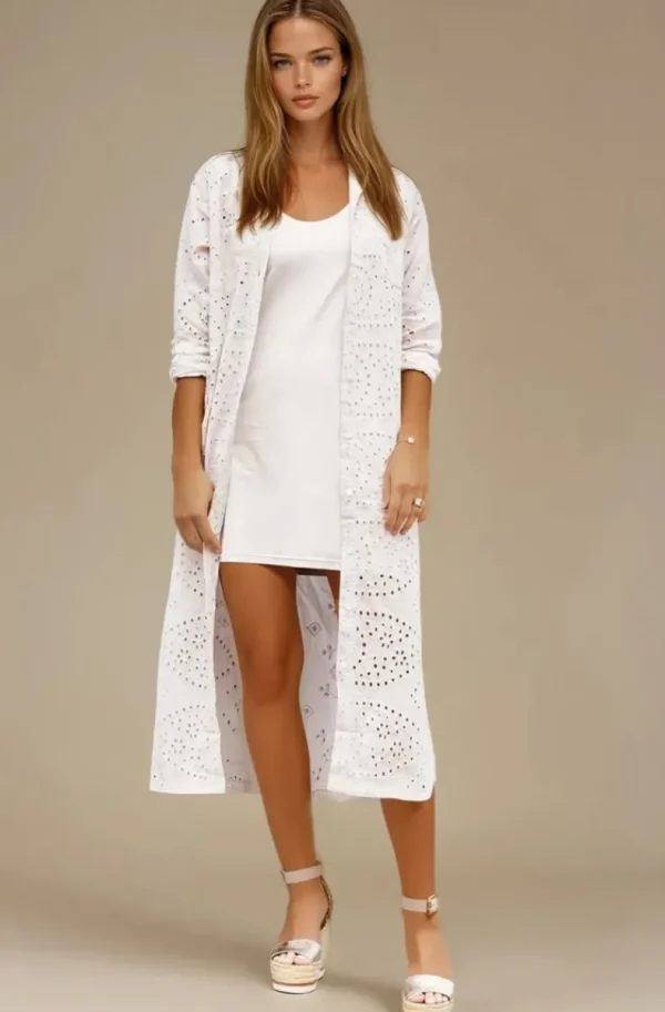 BLOND HOUR - Palma Shirt Dress - Sand Hot
