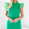 BLOND HOUR - Saint Dress - Vibrant Green Discount