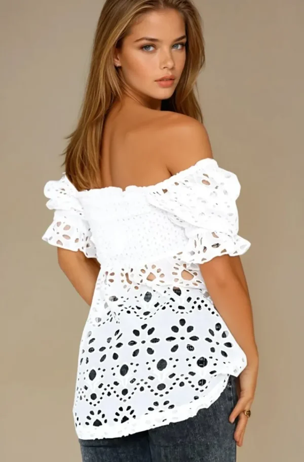 BLOND HOUR - Sienna Top - White Discount