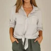 BLOND HOUR - Time Linen shirt - Sand Sale