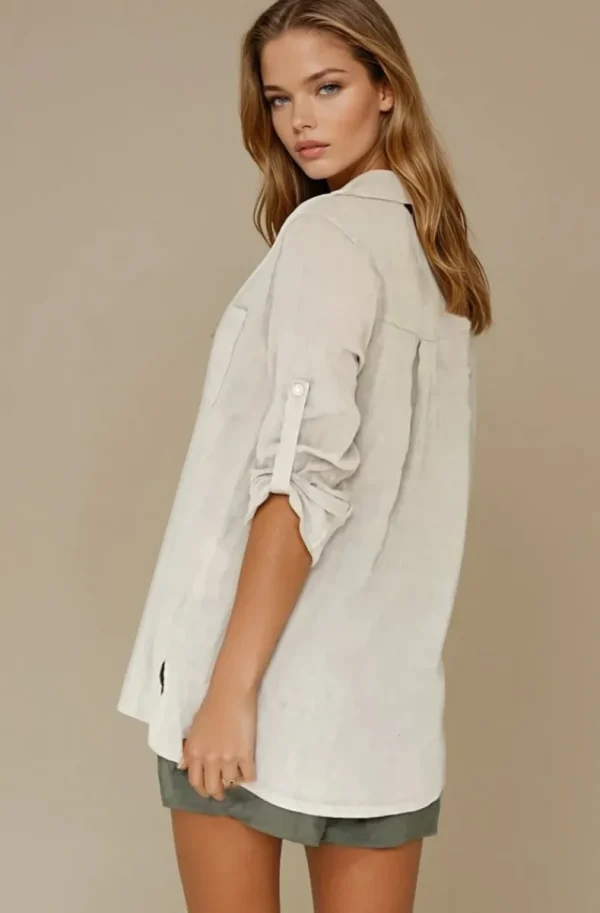 BLOND HOUR - Time Linen shirt - Sand Sale