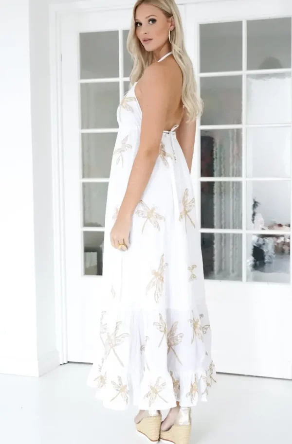 BLOND HOUR - Yasmine maxidress - White Best