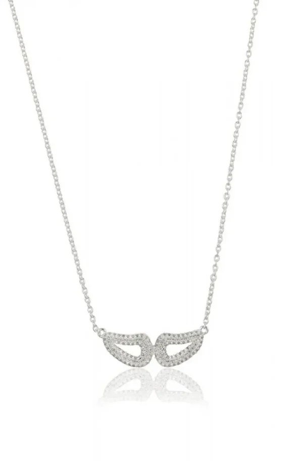 CAROLINA GYNNING JEWELRY - Classy Mini Wings Necklace Silver Hot