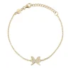 CAROLINA GYNNING JEWELRY - Petite Papillion Sparkling Bracelet Goldplated Hot