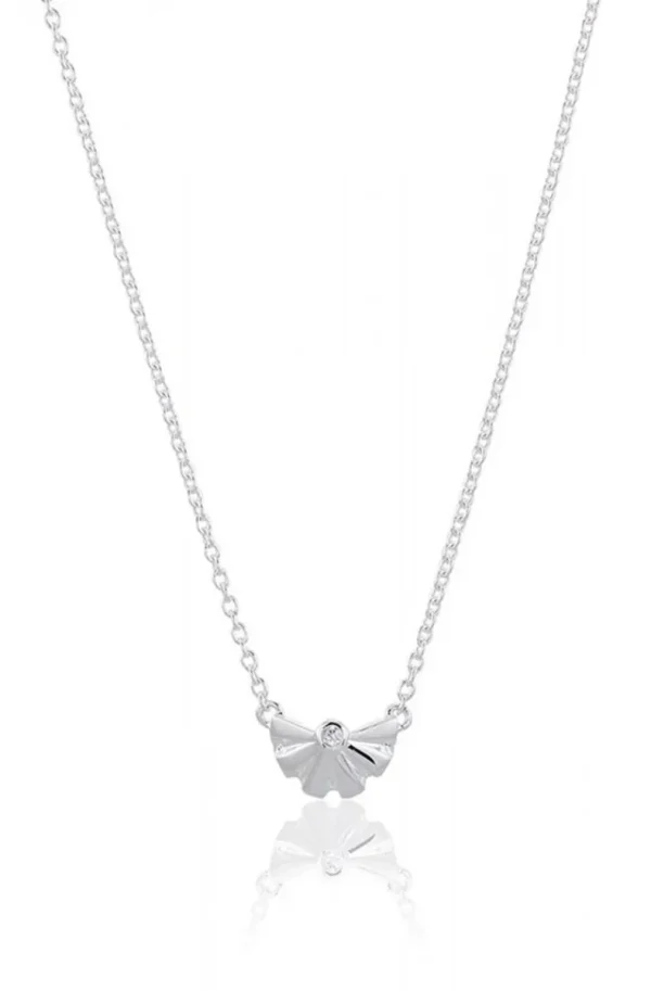 CAROLINA GYNNING JEWELRY - Sunfeather Necklace Silver Sale