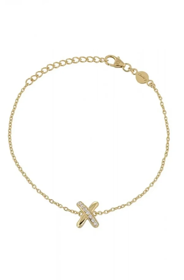 CAROLINA GYNNING JEWELRY - Cross My Heart Bracelet Goldplated Best