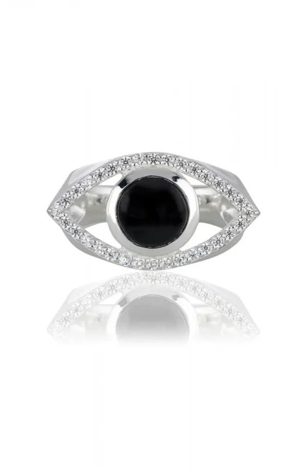 CAROLINA GYNNING JEWELRY - Devine Eye Ring Silver Sale