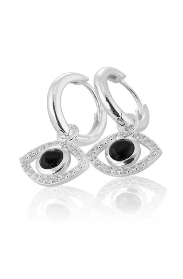 CAROLINA GYNNING JEWELRY - Devine Eye Earrings Silver Best