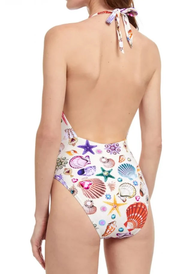 Plain Vanilla & Other Brands We Love Gottex - Deep Plunge Seashell Swimsuit-23WS011 Best