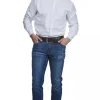 HANSEN & JACOB - 5 PKT Cape Town Silk Touch - Lt Blue 41 Fashion