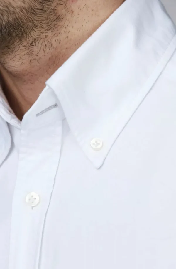 HANSEN & JACOB - Classic Oxford Shirt White 10 New